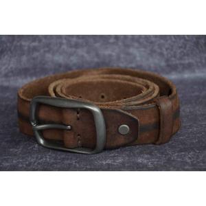 Cinturón de Cuero 100% Genuino en Oferta, Cinturones Formales para Hombre con Hebilla de Latón, Estilo Europeo, Hecho en India - Product Image 5