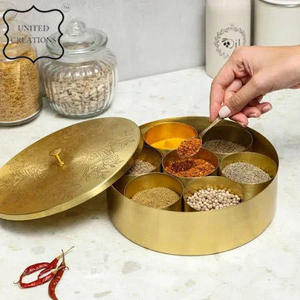 Metal Container <b>Box</b> for Spices Kitchen Accessories Eco-Friendly Food Grade Dishwasher Oven Safe Decorative Christmas Wedding - Product Image 5