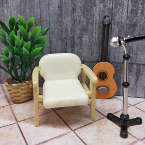 Sillón para casa de muñecas a escala 1/12, diseño elegante en miniatura, perfectamente escalonado para decoración - Product Image 1