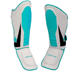 Hot Sale Kick <b>Boxing</b> Training Guard Shin Pads In Low MOQ New Arrival Leather Kickboxing Training Shin Pads - Product Image 5