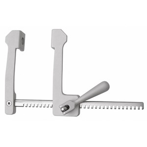 Écarteur de côtes Weinberg avec bras en aluminium et lames 12x19mm, bras de 3,5 pouces (8,9 cm), écart de 2,875 pouces (7,3 cm) ZETOMEDPRO - Product Image 1
