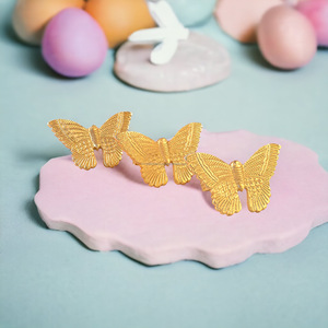 Hot Selling Factory Wholesale Metal Napkin <b>Ring</b> Golden butterfly Napkin Buckle for Hotel Table Decoration Bulk Quantity <b>Cheap</b> - Product Image 4