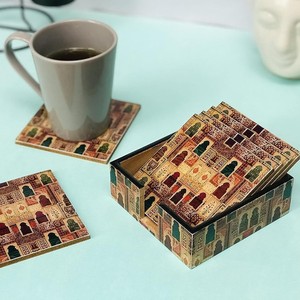 Posavasos Personalizados por Sublimación Meena, Diseño Personalizado, Decoración para el Hogar, Producto en Oferta, Hecho en India - Product Image 1
