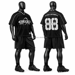 Camiseta de Fútbol para Niños con Logotipo y Color Personalizados, con Nombre, de Secado Rápido, Tejido Transpirable de Alta Calidad, Ropa Deportiva - Product Image 3