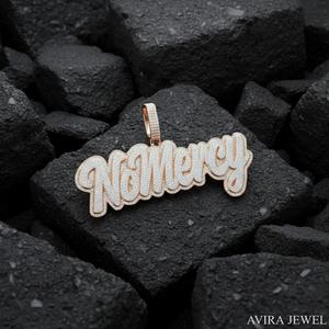 Colgante de Estrella de Moissanita Certificada GRA, Chapado en Oro Sólido de Plata Esterlina 925, Estilo Hip Hop Iced Out, para Hombres y Mujeres - Product Image 3