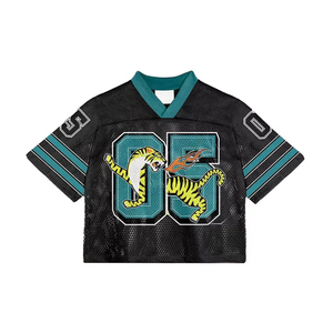 Directo de Fábrica, Jersey Deportivo de Fútbol Americano 100% Poliéster con Cuello en V y Manga Corta, Ropa Deportiva para Entrenamiento de Fútbol Masculino - Product Image 2