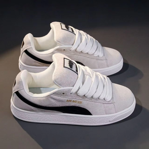 รองเท้าผ้าใบผู้ชายระบายอากาศได้ดี ทรงเตี้ย พื้นหนา เพิ่มความสูง สไตล์ลำลองอเนกประสงค์ รองเท้าแบบสวม สไตล์สเก็ตบอร์ด เดินสบาย - Product Image 6