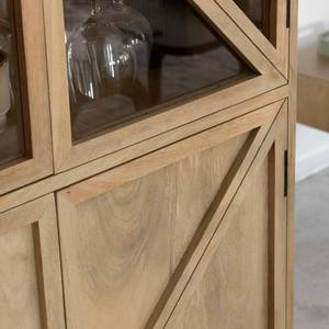 Vandana Maxima Hexa mango wood <b>display</b> <b>case</b> - Product Image 4