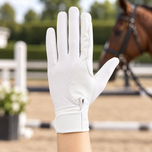 Fournisseur en gros de gants d'équitation en cuir de haute qualité pour l'hiver, respirants et antidérapants, pour le sport équestre en plein air - Product Image 3