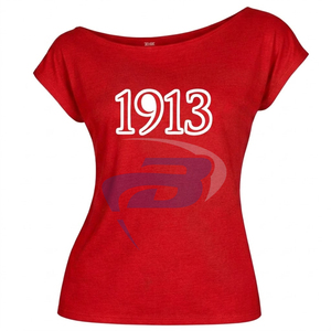 Delta |   Sigma |   Camiseta Moderna Romántica con Hombros Descubiertos de la Hermandad Theta, con Diseño de Pedrería, para Fiestas de Verano, Logotipo Frontal Personalizado - Product Image 1