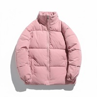 Vestes matelassées en duvet rose clair pour hommes, nouvelle collection, design personnalisé, respirantes, de haute qualité, avec capuche, vêtements d'extérieur