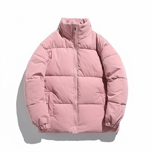 Men's New Hot Selling Custom Design <b>Light</b> Pink Down <b>Puffer</b> <b>Jackets</b> Breathable Men's High Quality Hooded Bubble <b>Jackets</b> Outwear - Product Image 1