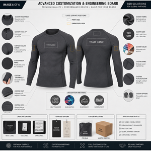 Custom Color Combination Crew Neck Design Second <b>Skin</b> Long Sleeve Shirt Thermal Fleece Lined Fabric For Yoga Fitness Supplier - Product Image 4