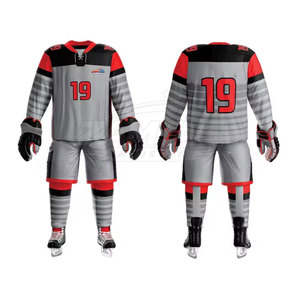 Uniforme de hockey sur glace le plus populaire, personnalisable avec votre propre logo, uniforme de hockey sur glace grande taille pour adulte - Product Image 3