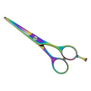 Ciseaux de barbier droits Prestige 440C en acier inoxydable pour droitiers, manche long en fibre de verre renforcée de plastique - Product Image 3