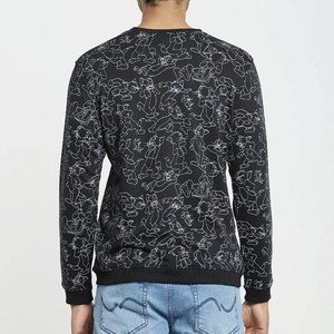 Sudadera con Capucha para Hombre, Estampado Digital, Felpa, Corte Holgado, Tejido de Algodón, Informal, para Invierno - Product Image 3