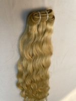 Cheveux humains indiens vierges Remy de qualité 12A, cuticules alignées, style ondulé naturel, double tirage, tissage de cheveux, toutes les couleurs disponibles