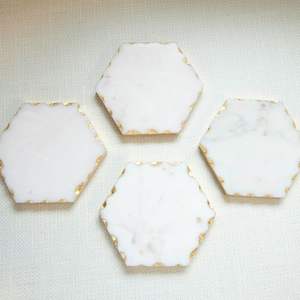 Juego de posavasos de mármol de lujo listo para regalar, con tamaños personalizables y múltiples opciones de color para pedidos al por mayor. - Product Image 4