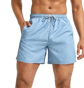 Premium Quality 100% Cotton Canvas Men Beach Trunks Board Shorts <b>High</b> Eco-Friendly Quick Dry Short <b>Knee</b> Length Zipper Fly - Product Image 4