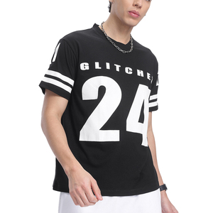 เสื้อยืดสกรีนลายแบบกำหนดเอง เสื้อยืดแขนสั้น เสื้อผ้ากีฬา เสื้อเจอร์ซีย์ เสื้อยืดผู้ชาย ผ้าฝ้าย เสื้อผ้าลำลองผู้ชาย เสื้อยืดทรงสมาร์ทฟิต - Product Image 1