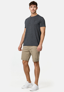 T-shirt d'entraînement pour homme, à manches raglan, en tissu chiné, respirant et anti-transpiration, pour la gym et le sport 2026 - Product Image 2