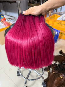 Extensions de cheveux humains vietnamiens en gros, tissées, lisses et brillantes, couleurs personnalisées - Product Image 1