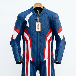 Traje de Motociclismo Personalizado con Logotipo y Talla a Medida, Hecho a Mano en Cuero, Servicio OEM ODM - Product Image 1
