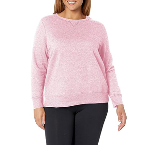 เสื้อสเวตเชิ้ตบล็อกสีสำหรับผู้หญิง แขนเสื้อตัดกัน คอกลม แขนยาว ทรงหลวม ผ้าฟลีซเนื้อนุ่ม ผสมผ้าฝ้าย - Product Image 3