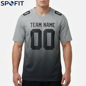 Nueva Camiseta de Fútbol Americano Personalizable de Manga Corta, Ropa de Equipo, Marca Privada, Camisetas de Fútbol de Secado Rápido - Product Image 5
