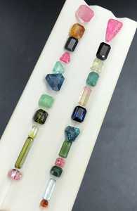 พลอยทัวร์มาลีนสีธรรมชาติแบบคละสี ไม่ผ่านการเผา  สำหรับนักออกแบบเครื่องประดับ  ขายส่ง - Product Image 3