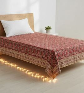 <b>Top</b> Quality Soft Cotton 60x90 Inches Printed Bedsheet Bedroom Use By Exporter At Bulk Price Bedsheet - Product Image 1