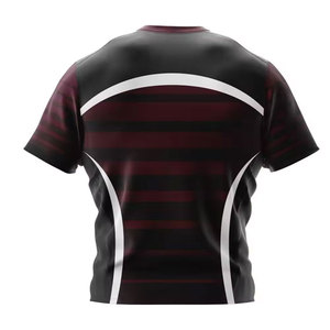 Uniforme de Rugby de Manga Corta con Estampado Floral Unisex, 100% Poliéster, Cómodo, de Secado Rápido, con Logotipo Frontal, Venta Caliente de Fábrica, Mejor Material - Product Image 5