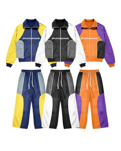 Ensemble survêtement coupe-vent oversize pour homme, pantalon et veste 100% nylon imperméable, impression numérique, logo, intérieur en mesh. - Product Image 5