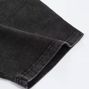Fabricant sur mesure de vêtements streetwear, 220g, 100% coton, impression sérigraphique, coupe ample, épaules tombantes, style boxy, taille plus, blanc - Product Image 3