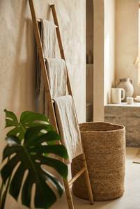 Eco Friendly Handicraft Bamboo Ladder Towel Rack / Bamboo Ladder <b>Shelf</b>/ Decorative Bamboo Ladder in Bath Room Made in Vietnam - Product Image 5