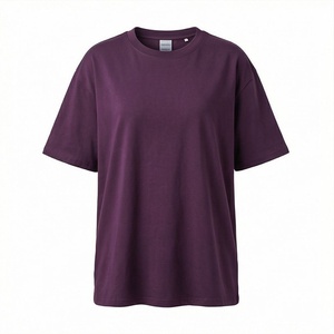 เสื้อยืดผู้หญิงผ้าเทอร์รี่ลำลองสำหรับออกกำลังกาย ระบายอากาศดี คอวี แขนสั้น เหมาะสำหรับฤดูร้อน เนื้อผ้าฝ้ายนุ่ม สีสันปรับแต่งได้ - Product Image 1