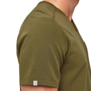 Tenues chirurgicales pour hommes, couleur personnalisable, imperméables, détection des aiguilles, faible MOQ, couleur unie, uniforme chirurgical professionnel - Product Image 4