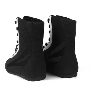 Zapatillas de Boxeo con Suela Antideslizante y Texturizada para Entrenamiento con Saco Pesado, Zapatillas de Boxeo de Precisión con Suela Delgada y Anillo Táctil - Product Image 2