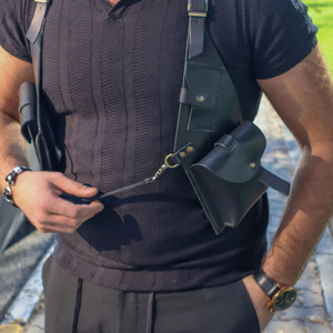 Bolso Bandolera de Piel Genuina Premium, Unisex, con Correa Ajustable de Alta Calidad para Exteriores - Product Image 6