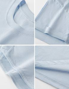 Camisetas Casuales de Mujer, Diseño Moderno, Corte Ajustado, Alta Calidad, 100% Algodón, Estilo Tejido con Patrón Sencillo y Liso - Product Image 5