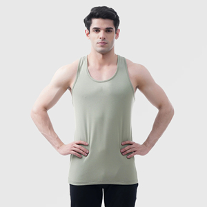 Débardeur sans manches OEM pour homme, séchage rapide, respirant, gris, pour la musculation et l'entraînement en salle de sport - Product Image 3