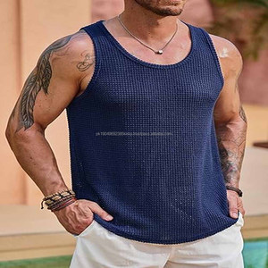 Made In Best <b>Material</b> Breathable Men's Tank Top Latest Design Wholesale Price Men's Tank Tops - Product Image 3