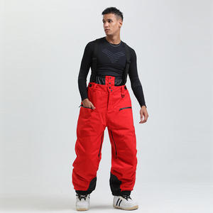 Pantalones de Esquí Impermeables para Hombre, Pantalones de Snowboard Aislantes para Deportes de Invierno al Aire Libre, con Tirantes Ajustables y Múltiples Cremalleras - Product Image 1