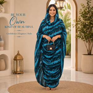 Sudanese Toub 100% Cotton Voile Digital Printed <b>Fabric</b> | MultiColor Ethnic Pattern Soft Breathable Material for Traditional Wear - Product Image 2