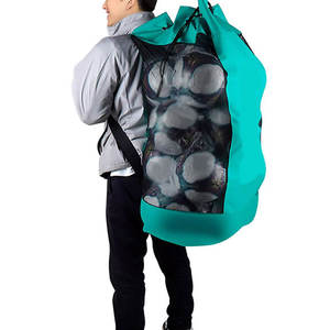 Sac à dos pour ballon de football, léger, écologique, avec poche séparée pour le ballon, design confortable, unisexe, en polyester - Product Image 1