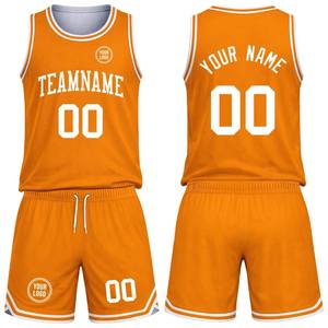 Ensemble d'uniformes de basketball réversibles personnalisés 100 % polyester respirant (maillot et short) – Tenue de sport pour équipe grandes tailles OEM - Product Image 4