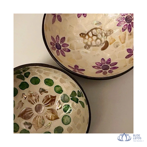 [MEJOR VENDIDO] |   Cuenco de Nácar y Cáscara de Coco Ecológico Hecho a Mano para Decoración de Mesa en Hoteles y Cafeterías de Vietnam - Product Image 1