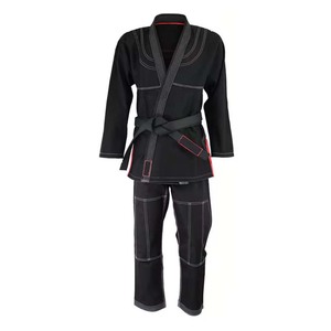 Uniforme de Karate Estilo Kimono Gris de MANGOES FASHION, Unisex para Adultos, 100% Algodón, 240g, Duradero, Transpirable, Corte Holgado, Ropa de Artes Marciales - Product Image 5