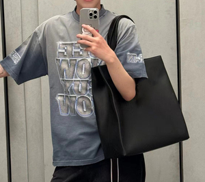 เสื้อยืดพิมพ์ลายกราฟิกสไตล์วินเทจ ผ้าคอตตอนหนานุ่ม ทรงโอเวอร์ไซส์ สำหรับผู้ชาย ขายส่ง - Product Image 2