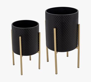 Macetero Decorativo de Metal con Soporte, Artículos para el Hogar y Jardín, Macetero de Hierro para Piso, de Linea Exports - Product Image 6